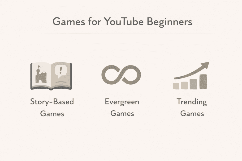 Choosing the right games for a beginner YouTube gaming channel